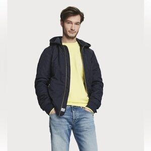 Amsterdams Blauw By Scotch & Soda- Blauw Jacquard Bomber Jacket